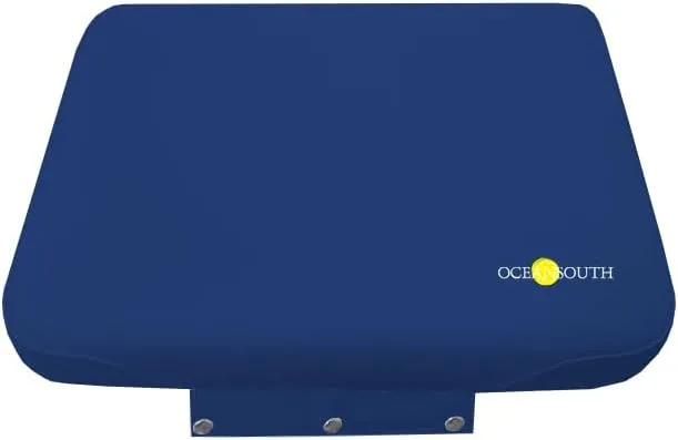 Oceansouth Seat Cushions for Yeti Coolers (Press Stud Fittings) (Blue, YETI 45) Camping yeti seat Cushion Handle Beach Chair ice Box chests and Coolers Foam Cooler Boat Seats