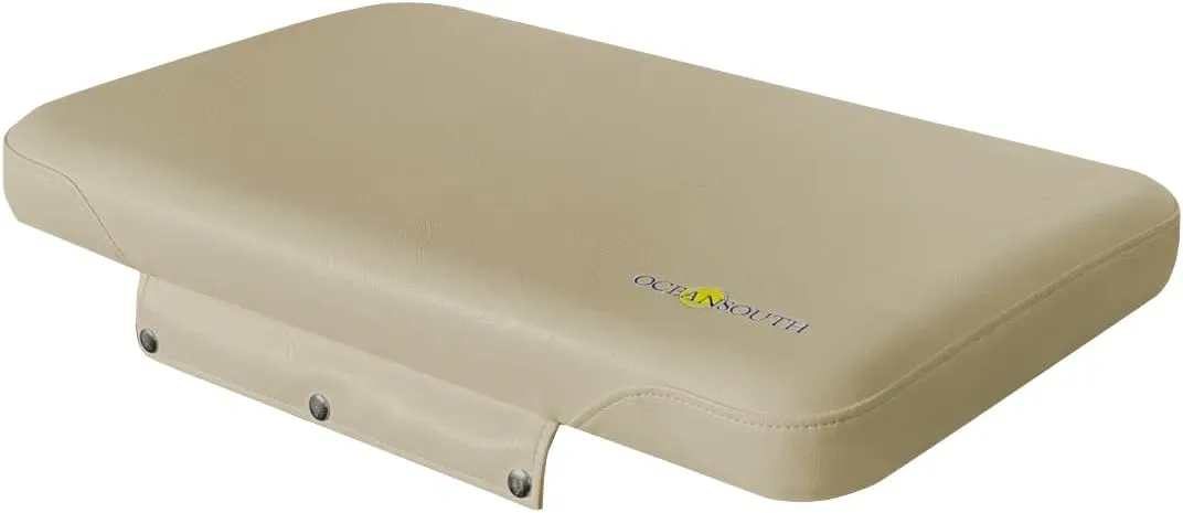 Oceansouth Seat Cushions for Yeti Coolers (Press Stud Fittings) (Tan, YETI 45) Camping yeti seat Cushion Handle Beach Chair ice Box chests and Coolers Foam Cooler Boat Seats