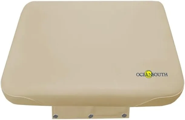 Oceansouth Seat Cushions for Yeti Coolers (Press Stud Fittings) (Tan, YETI 65) Camping yeti seat Cushion Handle Beach Chair ice Box chests and Coolers Foam Cooler Boat Seats