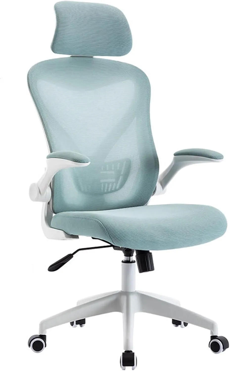 Office Chair Ergonomic Office Chair Swivel Chair Task Chair Desk Chair Lumbar Support, Breathable, Thick Seat Cushion and Adjustable Headrest Home Office Desk Chairs(Blue)