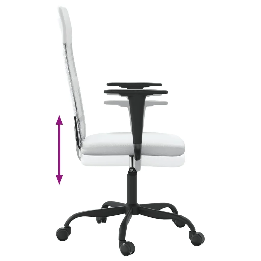 Office Chair Office Computer Desk Chair Mesh Fabric and Faux Leather