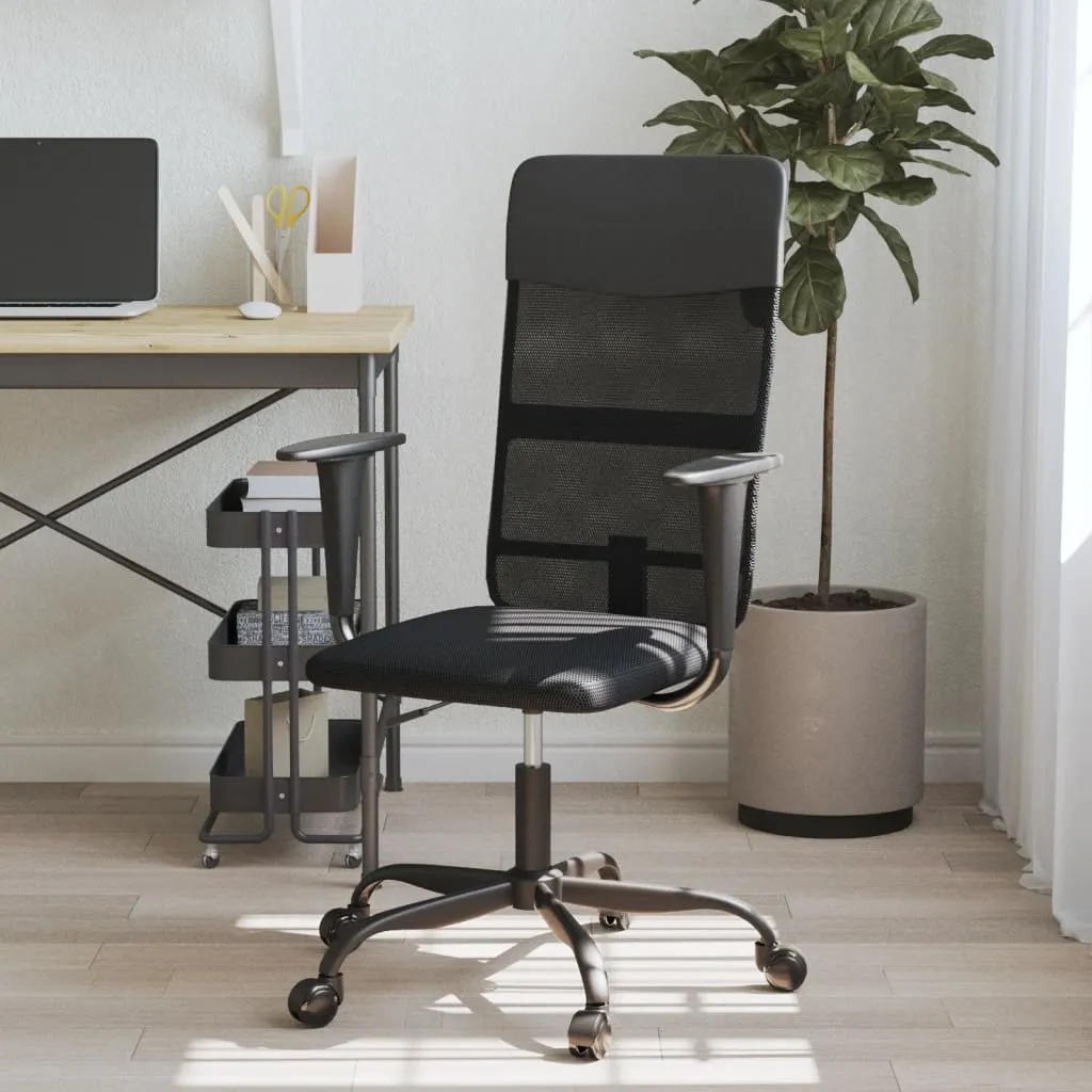 Office Chair Office Computer Desk Chair Mesh Fabric and Faux Leather