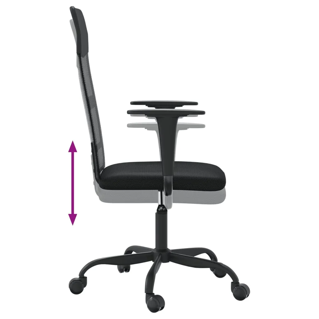 Office Chair Office Computer Desk Chair Mesh Fabric and Faux Leather
