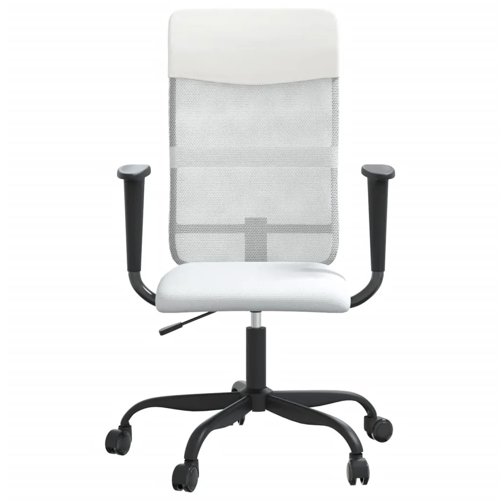 Office Chair Office Computer Desk Chair Mesh Fabric and Faux Leather