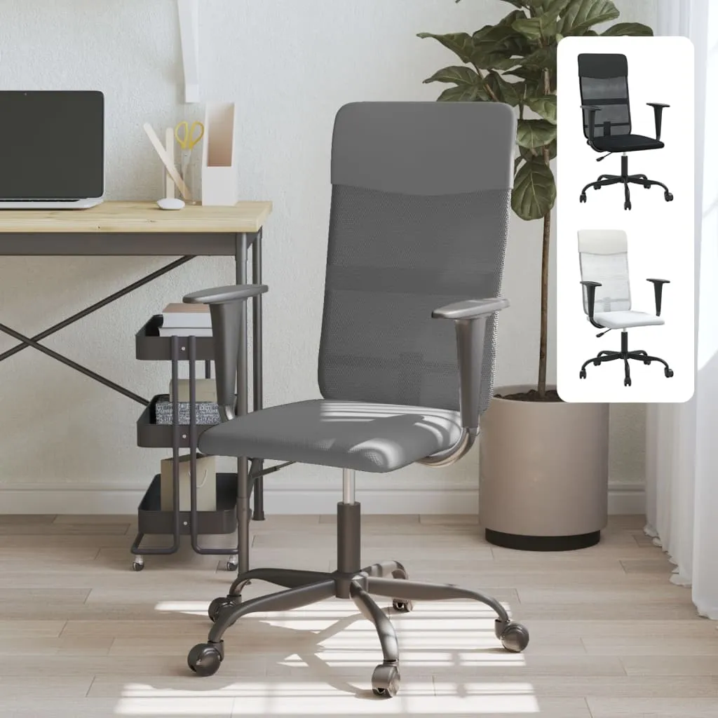 Office Chair Office Computer Desk Chair Mesh Fabric and Faux Leather