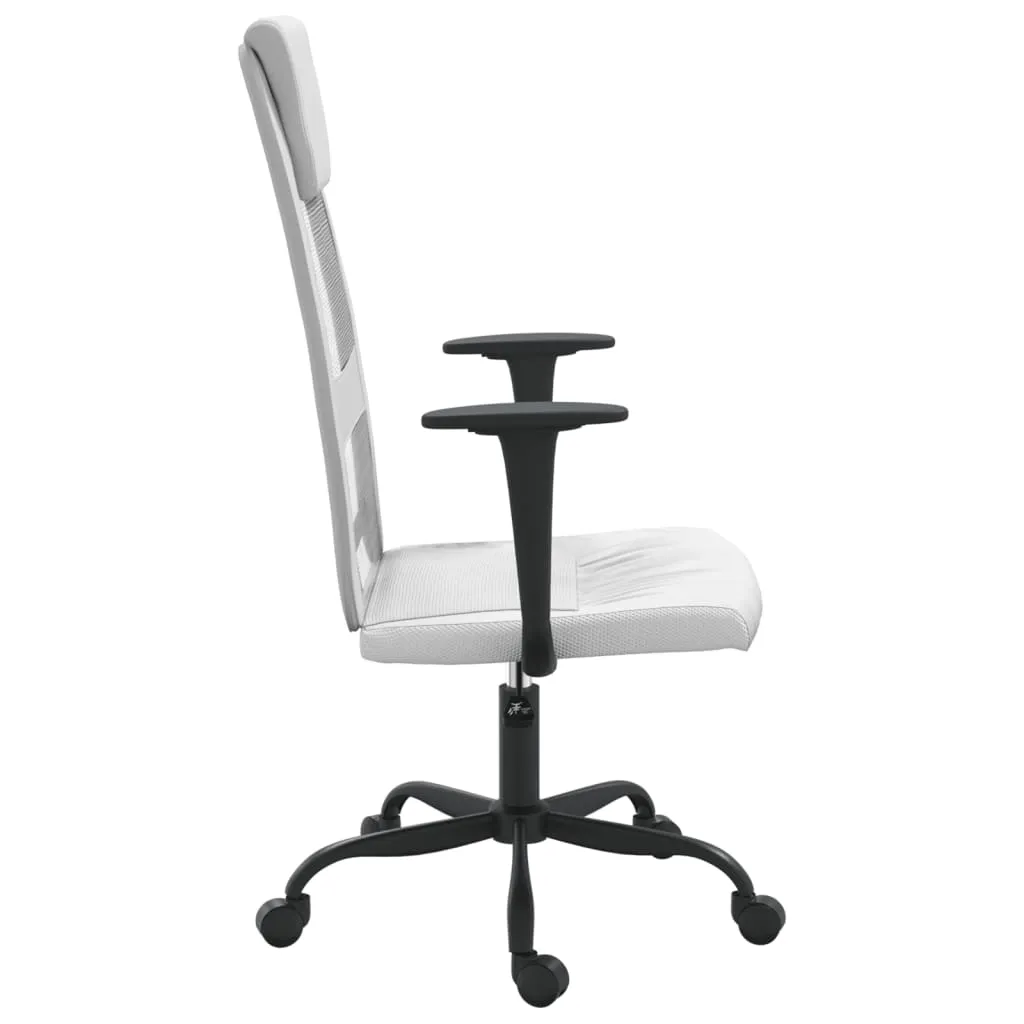 Office Chair Rolling Computer Desk Chair Mesh Fabric and Faux Leather