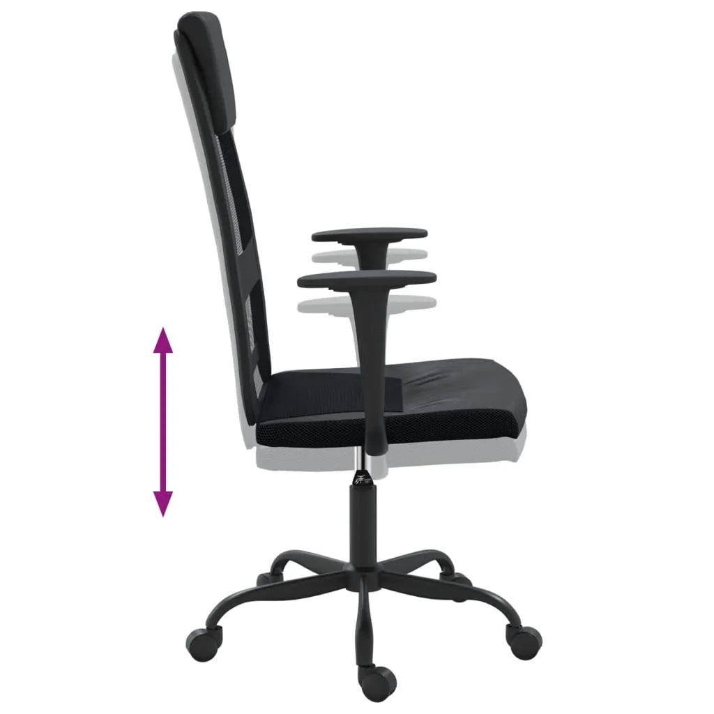 Office Chair Rolling Computer Desk Chair Mesh Fabric and Faux Leather