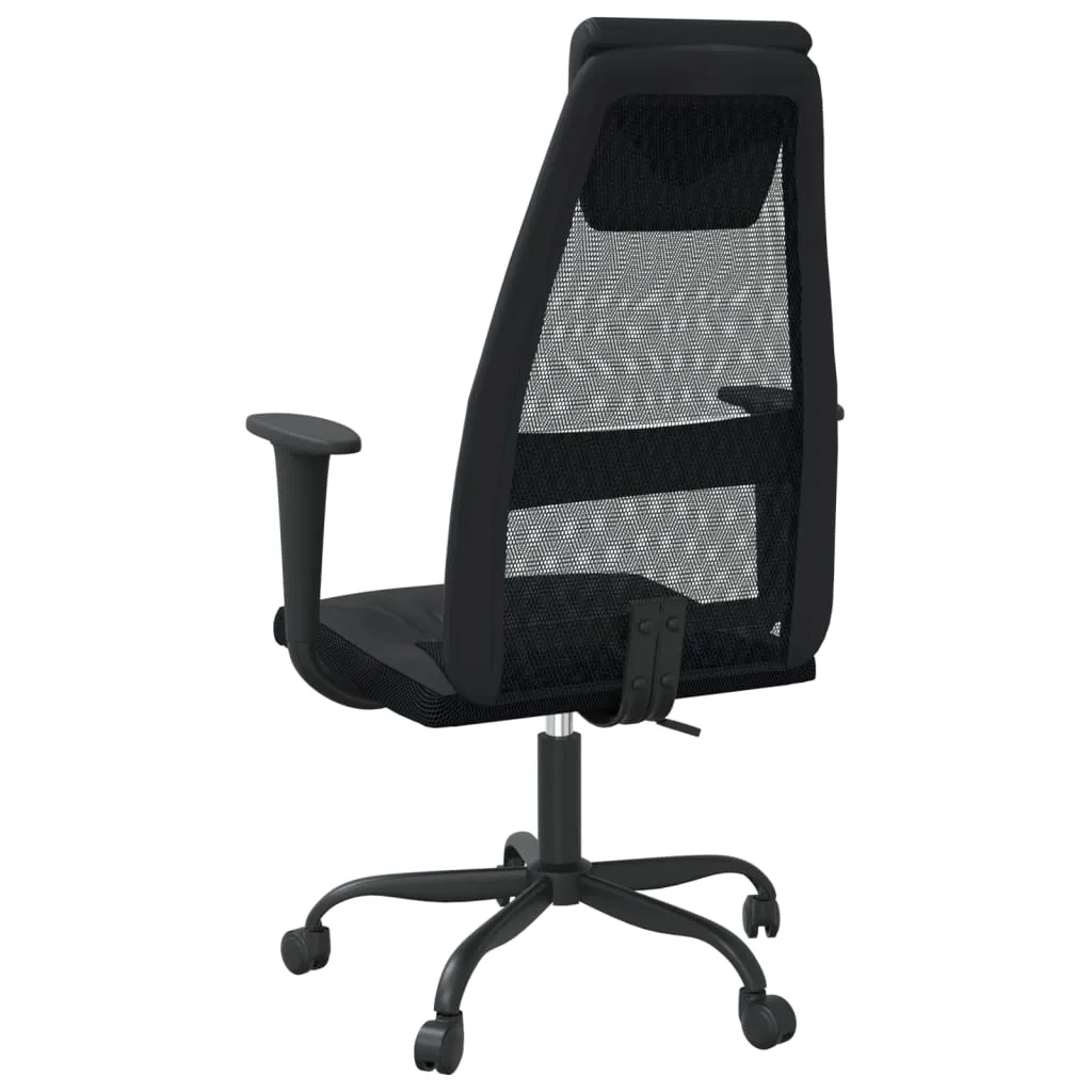 Office Chair Rolling Computer Desk Chair Mesh Fabric and Faux Leather