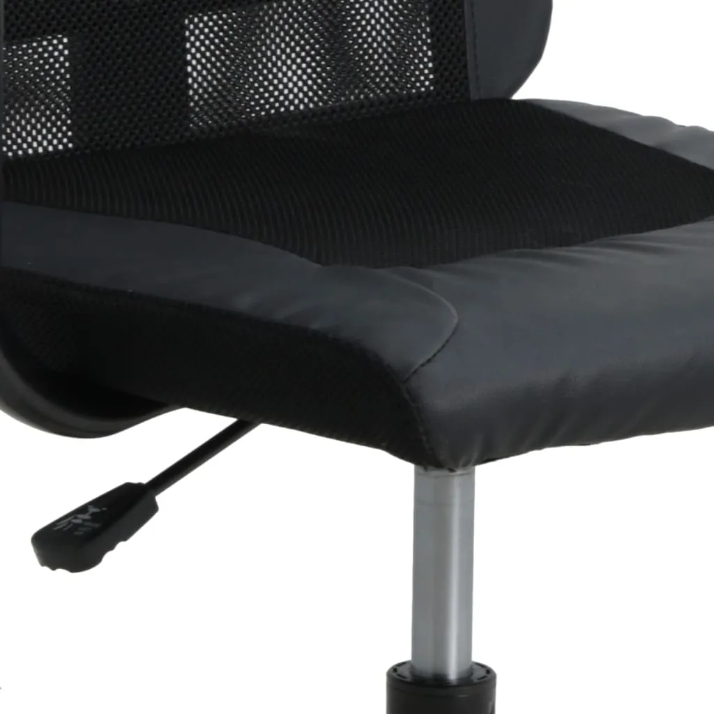 Office Chair Rolling Computer Desk Chair Mesh Fabric and Faux Leather