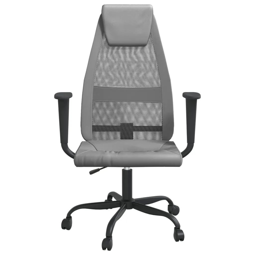 Office Chair Rolling Computer Desk Chair Mesh Fabric and Faux Leather