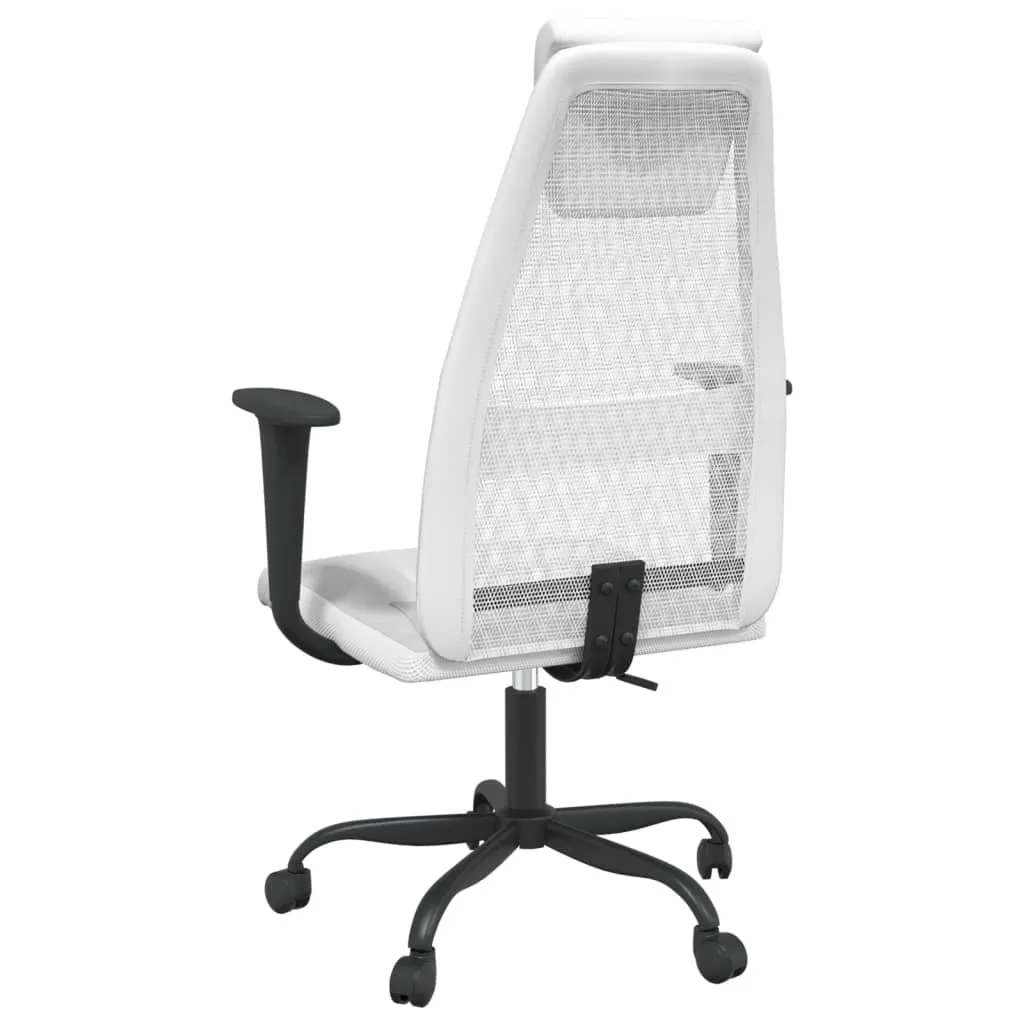 Office Chair Rolling Computer Desk Chair Mesh Fabric and Faux Leather