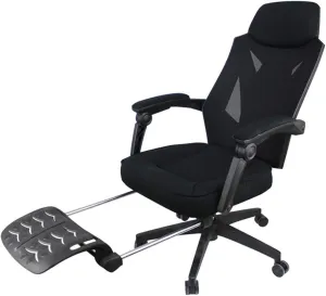 Office Computer Chair E-Sports Swivel Chair, Nylon High Back Game Chair Office Reclining Seat Chairs Ergonomic Breathable Mesh Chair with Tilt Backrest and Linked Handrail Task Chair