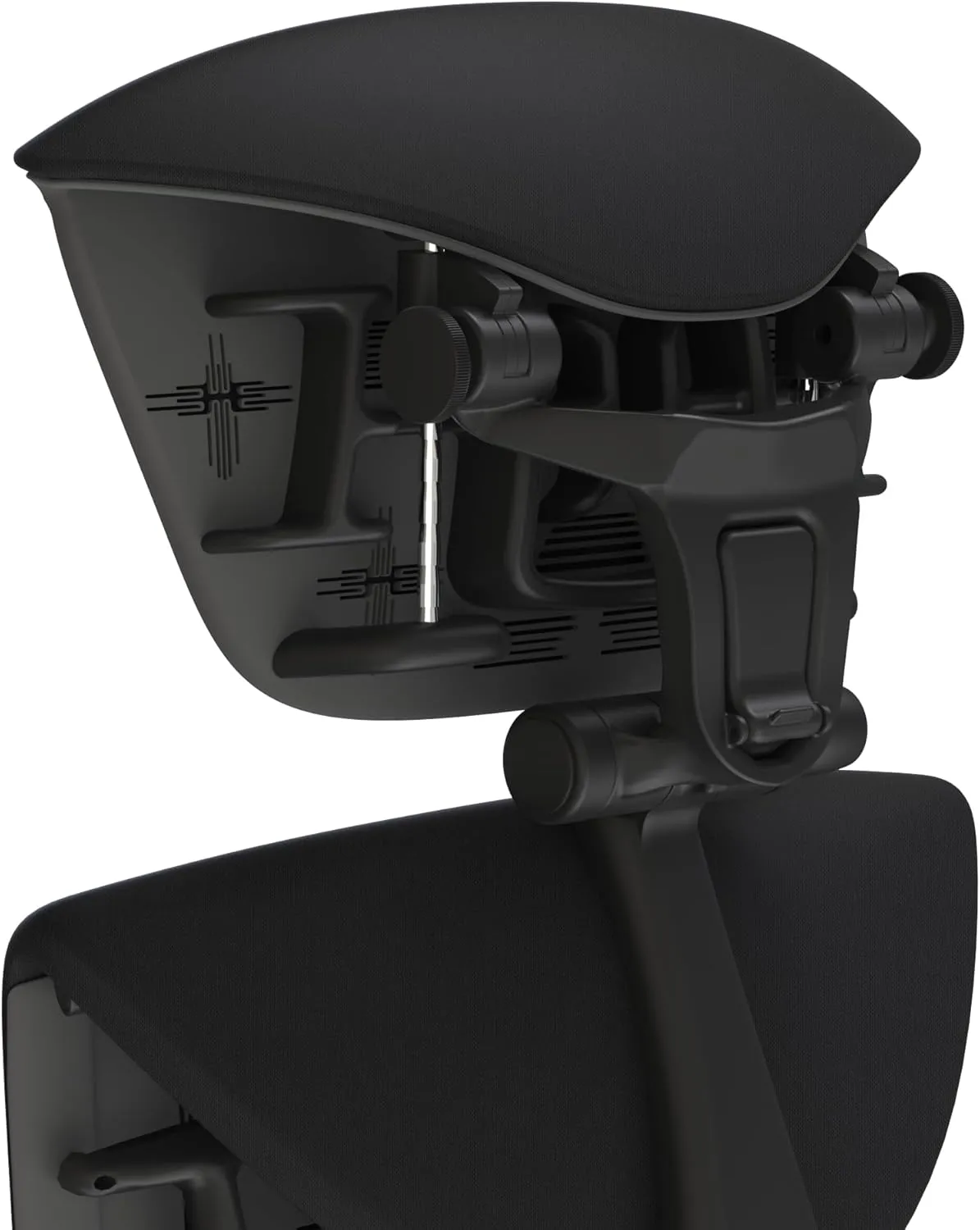 OFFICE LOGIX SHOP Embody Headrest Compatible with Herman Miller Embody Chair (Black Rythem Fabric/Gaphite Frame)