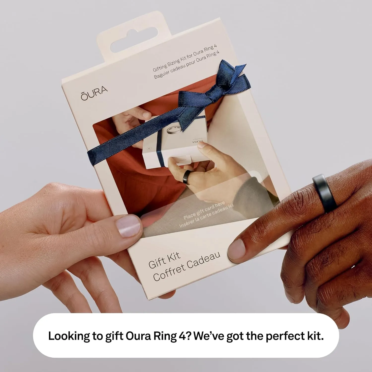Oura Ring 4 - Black - Size 11 - Smart Ring - Size First with Oura Ring 4 Sizing Kit - Sleep Tracking Wearable - Heart Rate - Fitness Tracker - Up to 8 Days of Battery Life