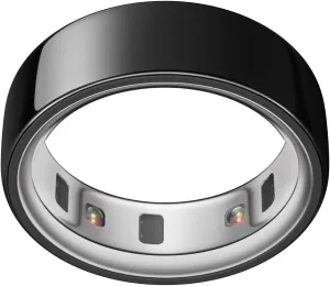Oura Ring 4 - Black - Size 11 - Smart Ring - Size First with Oura Ring 4 Sizing Kit - Sleep Tracking Wearable - Heart Rate - Fitness Tracker - Up to 8 Days of Battery Life