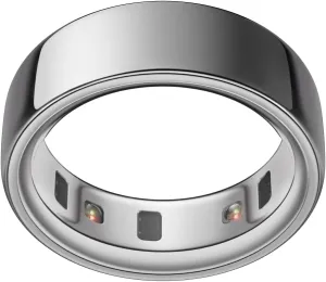 Oura Ring 4 - Silver - Size 10 - Smart Ring - Size First with Oura Ring 4 Sizing Kit - Sleep Tracking Wearable - Heart Rate - Fitness Tracker - Up to 8 Days of Battery Life