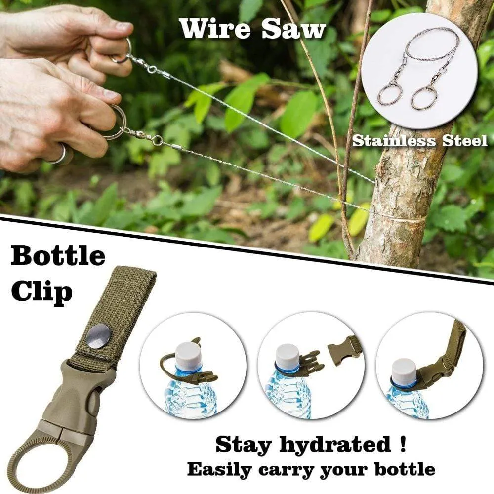 Outdoor Basic Survival Emergency Aid Kits 13 in 1