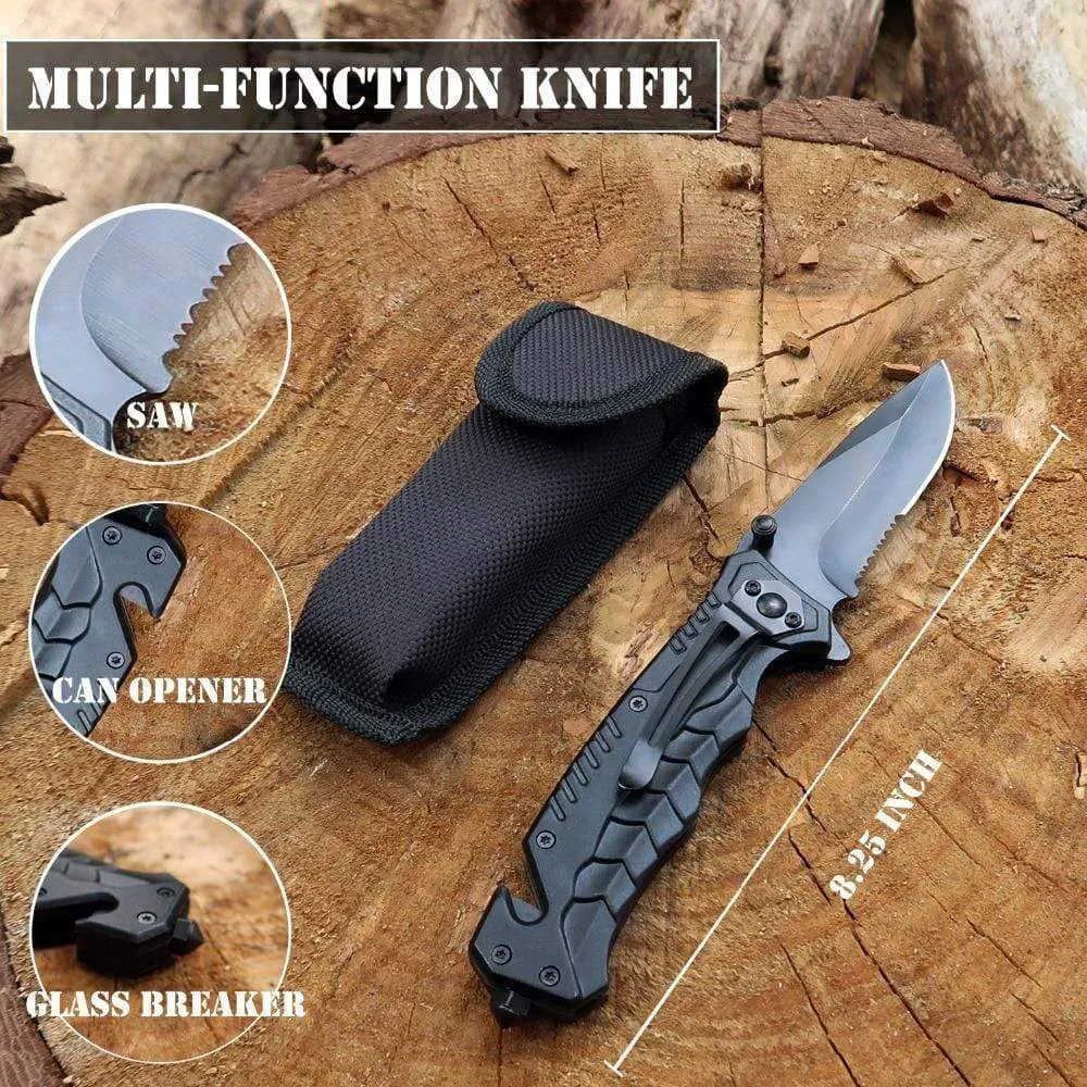 Outdoor Basic Survival Emergency Aid Kits 13 in 1