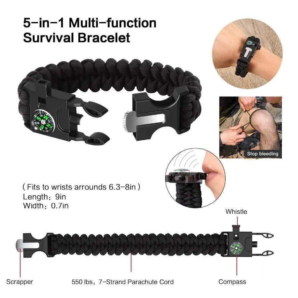 Outdoor Basic Survival Emergency Aid Kits 13 in 1