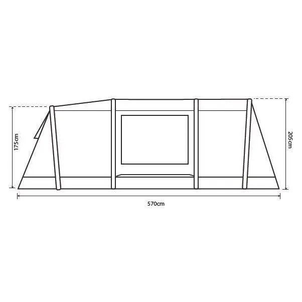 Outdoor Revolution Atom 500 4 1 Person Family Tent