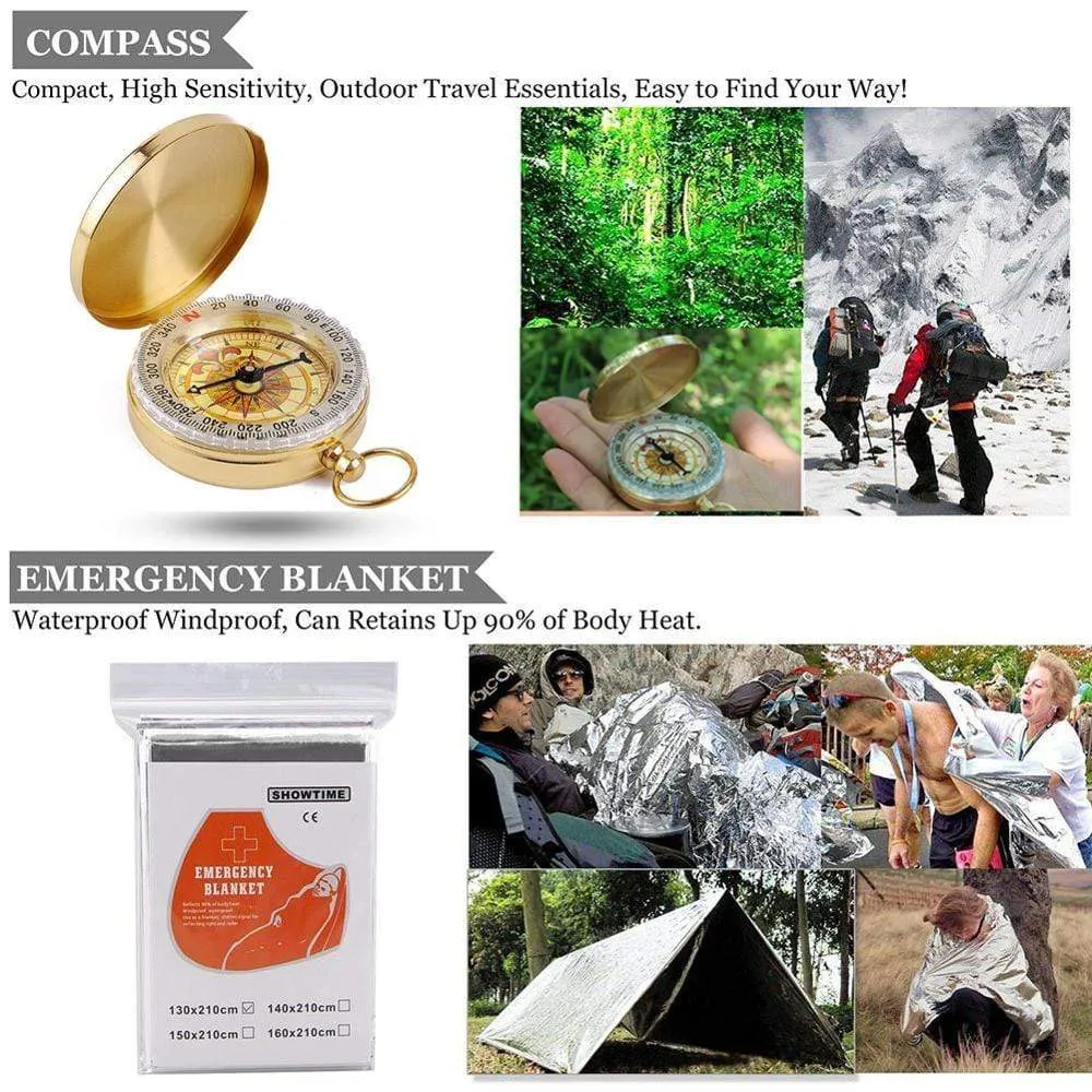 Outdoor SOS Survival Kit 13 in 1