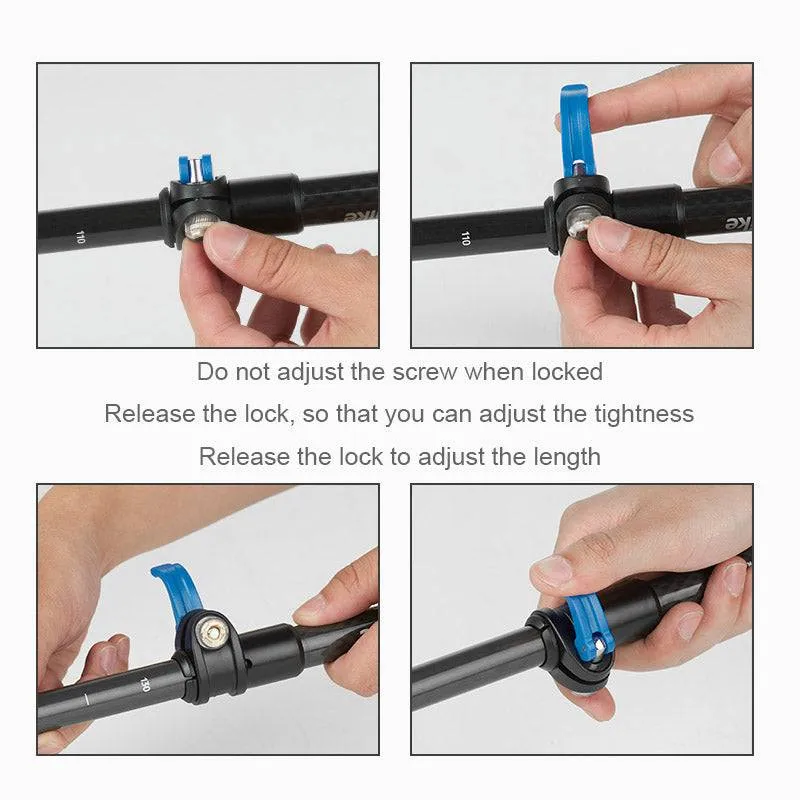 Outdoor ST07 5-Node Carbon Fiber Trekking Pole Ultralight