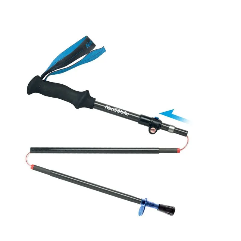 Outdoor ST07 5-Node Carbon Fiber Trekking Pole Ultralight