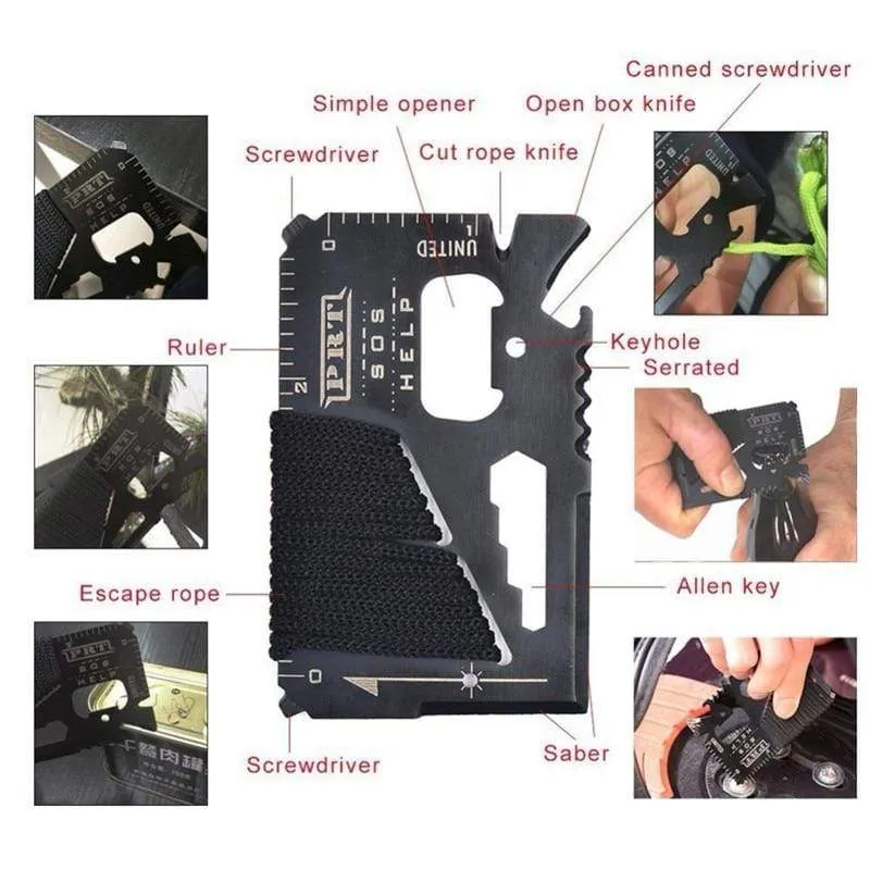 Outdoor Survival Emergency Aid Kits 10 in 1