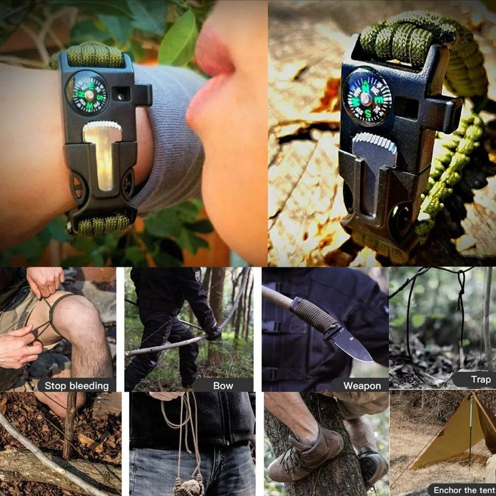 Outdoor Survival Emergency Aid Kits 10 in 1