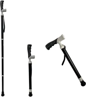 Outdoor Trekking Pole, Titanium Alloy Telescopic Walking Stick, Non-Slip, Ultra-Light, Convenient, Adjustable, Suitable for Travel, Hiking and Elderly People