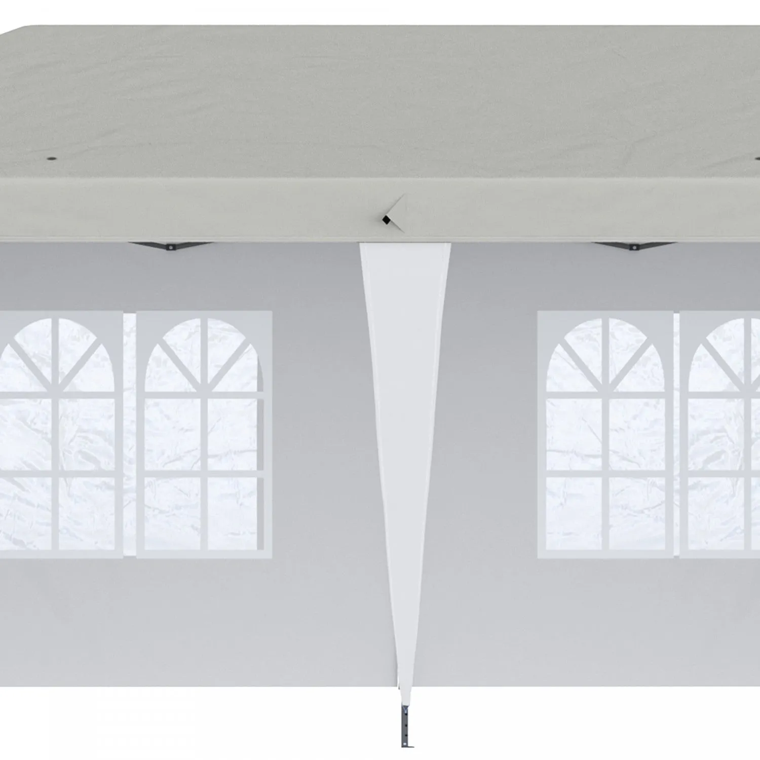 Outsunny 10'x 20' Outdoor Pop Up Canopy Tent Party Tent Commercial Instant Shelter W/ Carrying Bag W|Outsunny 10'x 20' Abri Instantane Tente De Partie, Auvent D'exterieur Avec Sac De Transport, Blanc