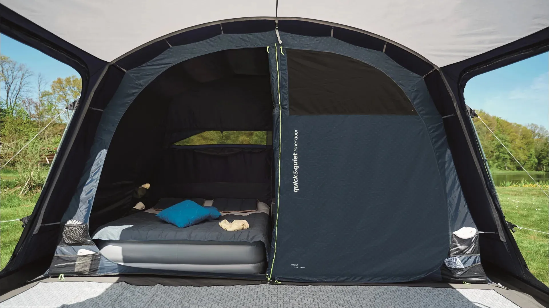 Outwell Colorado 6PE, 6 Person Tent 2021 - Blue/Grey (OUT0066)