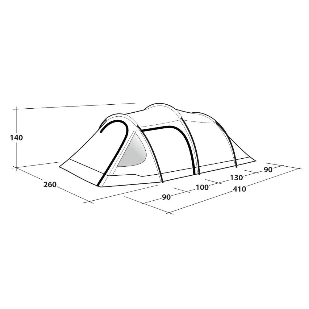 Outwell Earth 4 Tent - 4 Man Tunnel Tent