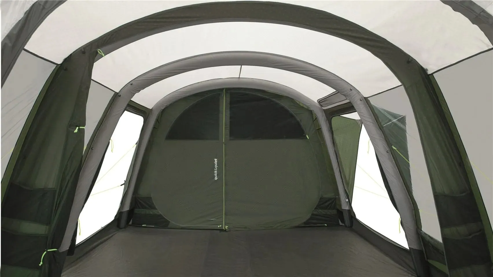 Outwell Jacksondale 5PA Air Tent 2023, 5 Person Family Tent in Green