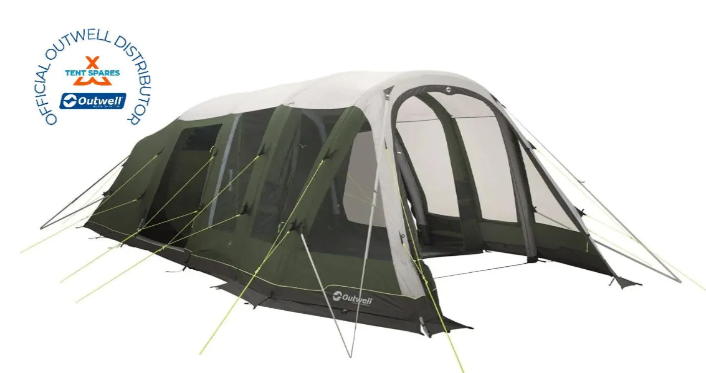 Outwell Jacksondale 5PA Air Tent 2023, 5 Person Family Tent in Green
