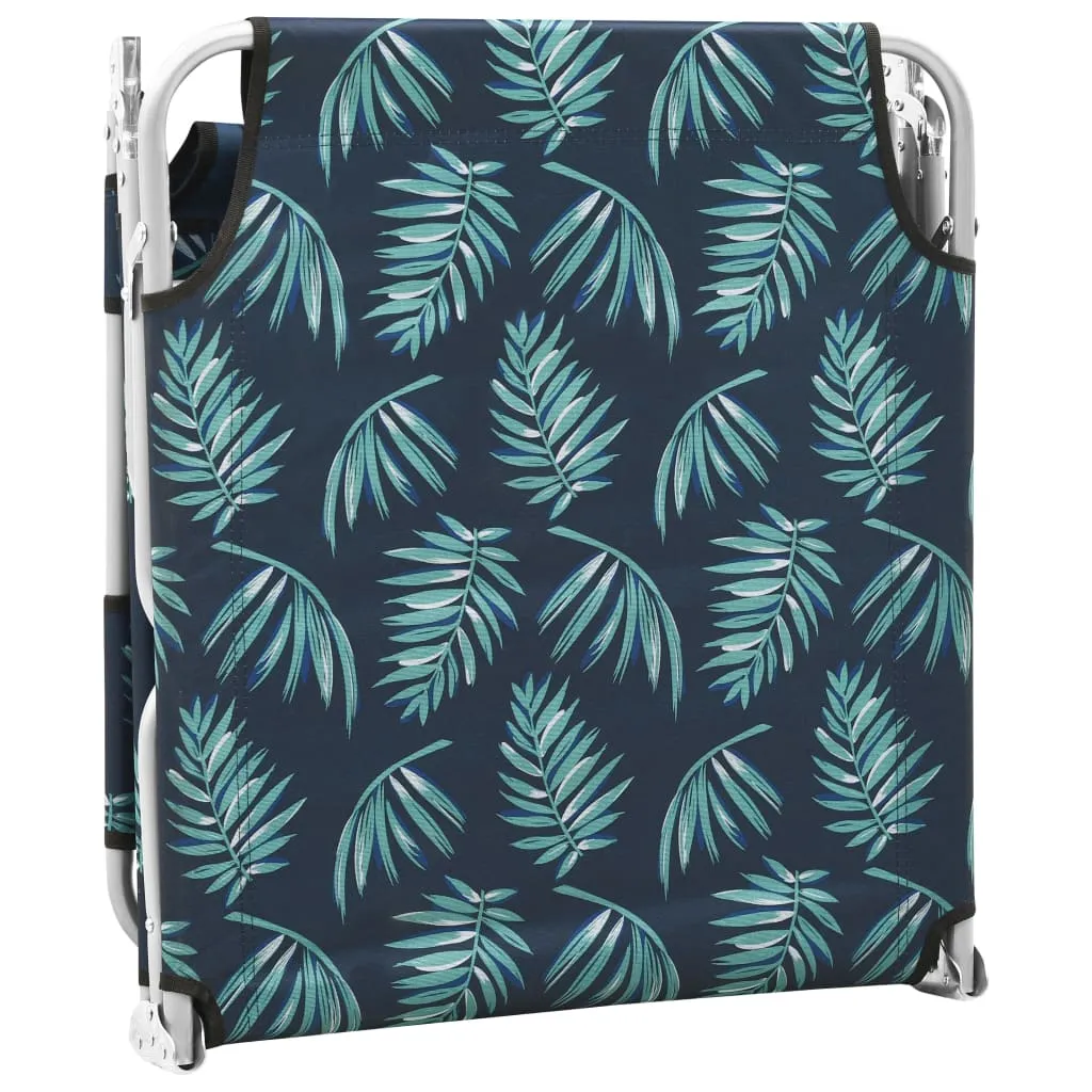 Patio Lounge Chair Folding Sunlounger Sunbed with Head Cushion Steel