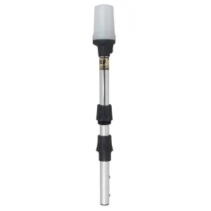 Perko 1400DP2CHR Alpha-Series Universal White All-Around Navigation Pole Light - 24" Height