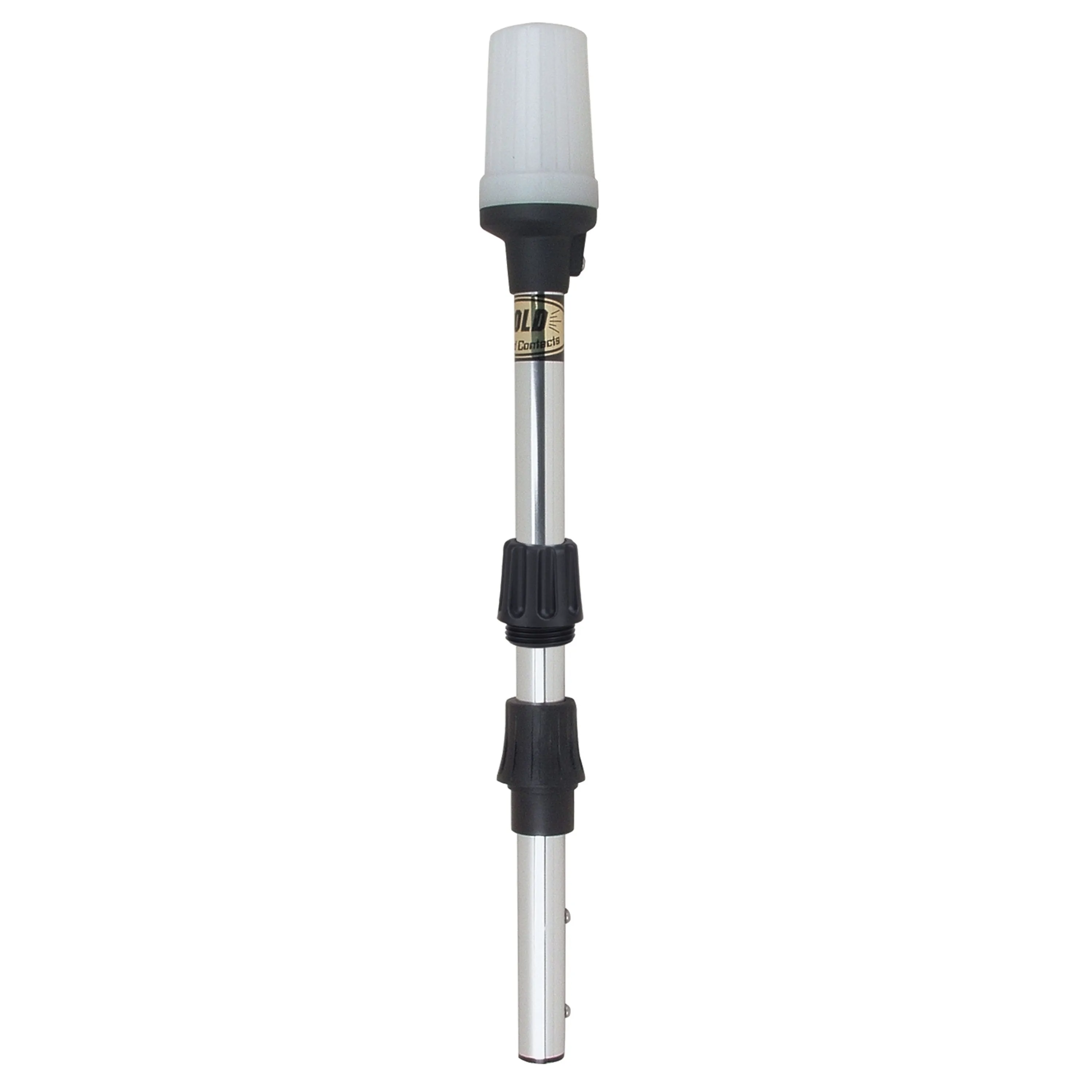 Perko 1400DP2CHR Alpha-Series Universal White All-Around Navigation Pole Light - 24" Height