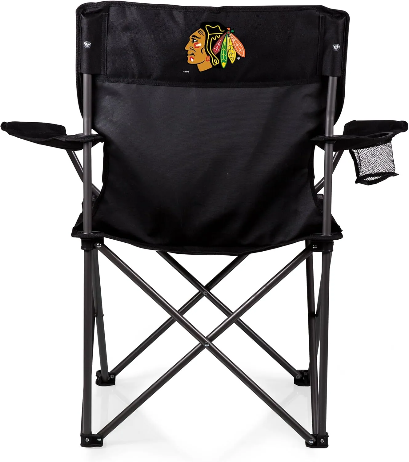 PICNIC TIME NHL Boston Bruins PTZ Portable Folding Camp Chair, (Black)