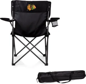 PICNIC TIME NHL Boston Bruins PTZ Portable Folding Camp Chair, (Black)