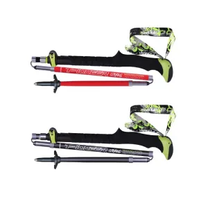 Pioneer Carbon Fiber Walking Sticks Folding Trekking Poles Ultralight Alpenstocks For Outdoor Camping Hiking Trail Running
