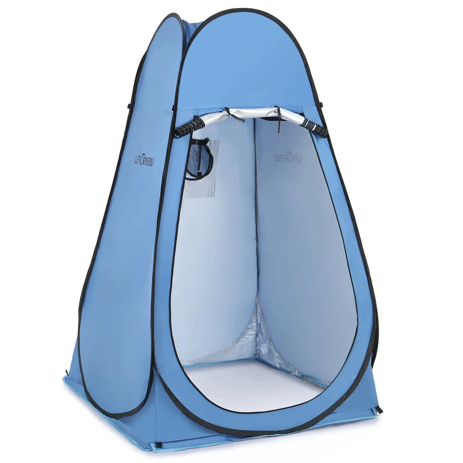 Pop Up Privacy Shelter Tent - Portable Outdoor Camping Beach Instant Shower, Toilet, Changing Tent with Window