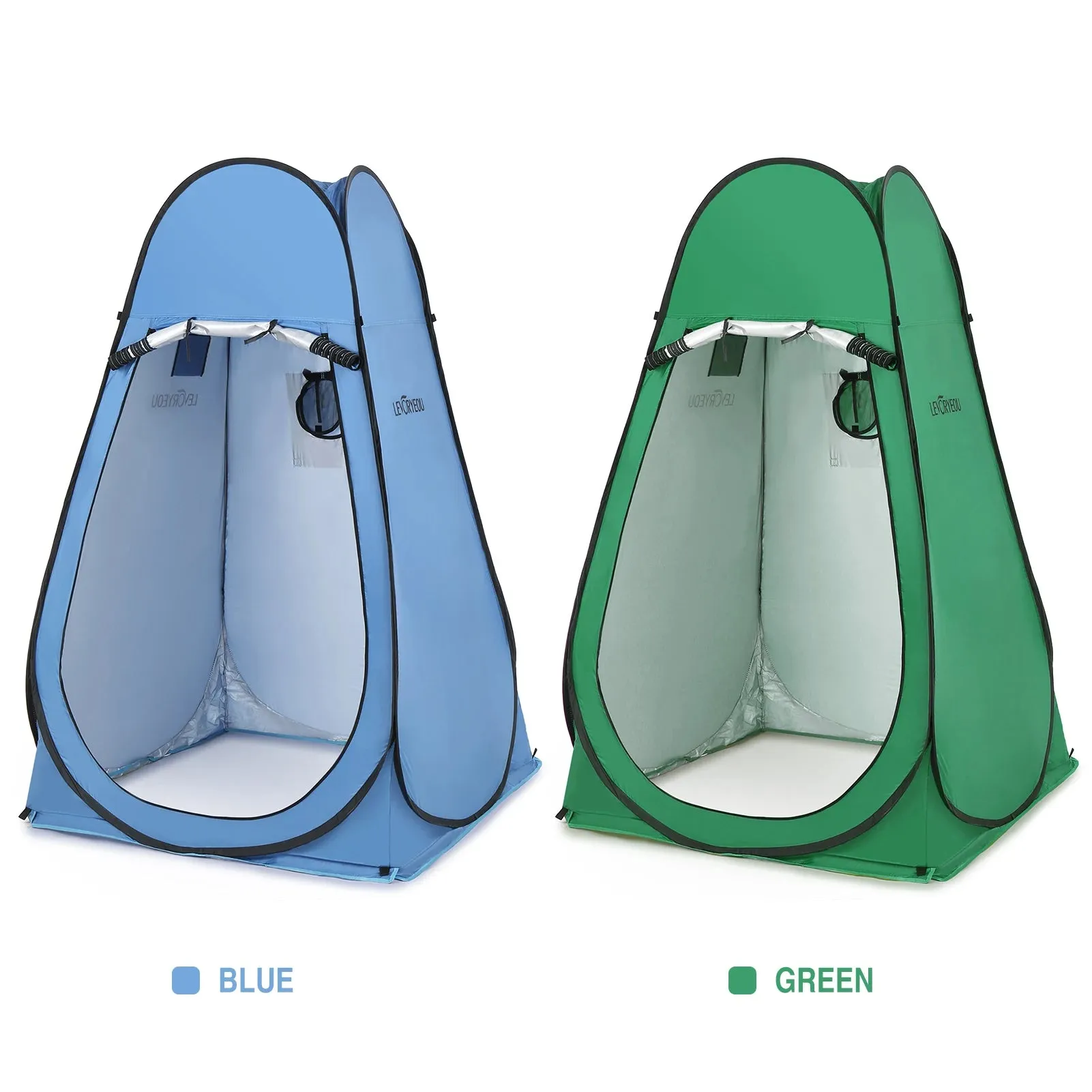 Pop Up Privacy Shelter Tent - Portable Outdoor Camping Beach Instant Shower, Toilet, Changing Tent with Window