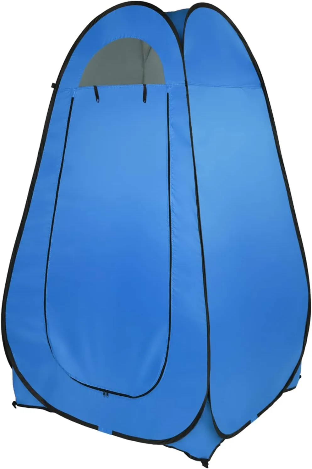 Pop Up Privacy Tent Instant Portable Outdoor Shower Tent, Camp Toilet, Changing Room, Rain Shelter for Camping Beach, Foldable Camping Tent with Carry Bag (Blue)