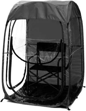 Popup Weather Tent Pod, Outdoor Instant Pop Up Shelter, for Rain Wind Cold, Ideal Shelter for Fishing and Camping 100x100x150cm(excluding Chairs)