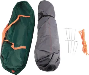 Portable Anti UV Waterproof Hiking Tent, Automatic Camping Tent for Family, 3 4 Person Spacious Oxford Cloth Tent with Fiberglass Rods, High Density Gauze, Includes Storage