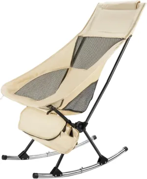 Portable Folding Chair with Mesh Backrest for Outdoor Activities