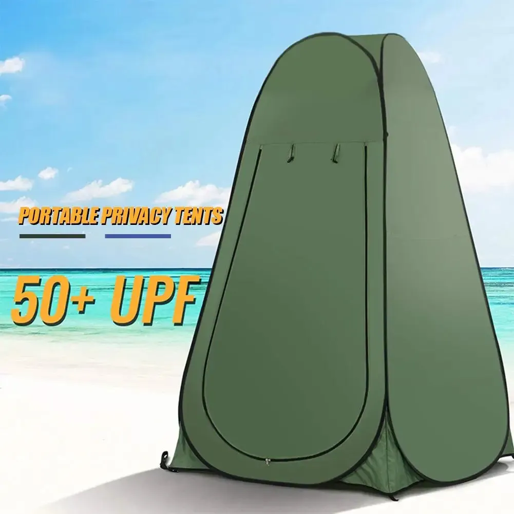 Portable Pop-Up Privacy Shower Tent - Spacious Changing Room for Camping, Fishing, Hiking, Beach