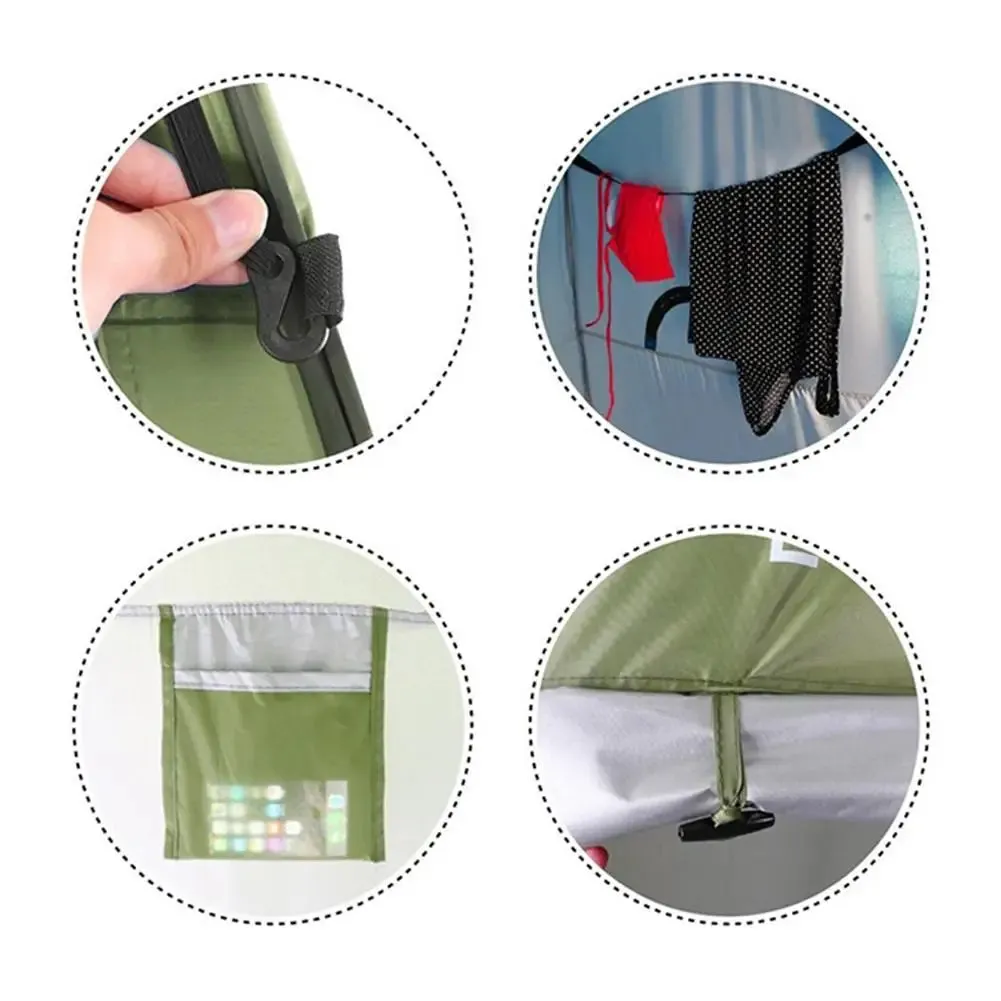 Portable Pop-Up Privacy Shower Tent - Spacious Changing Room for Camping, Fishing, Hiking, Beach