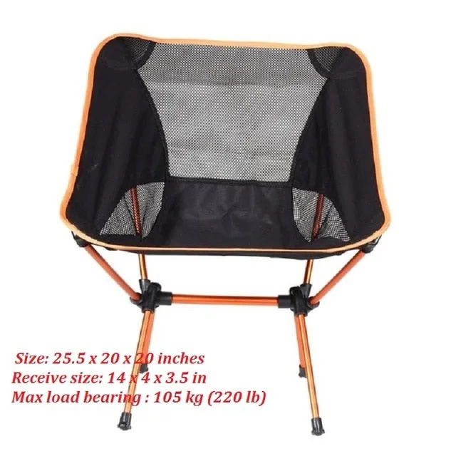 Portable Priority shipping Chair Folding Fishing Delivery guarantee